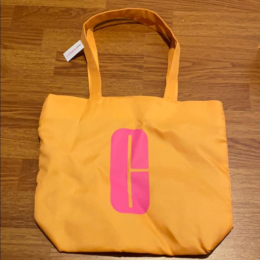Clinique Orange Tote Bag. NWT
